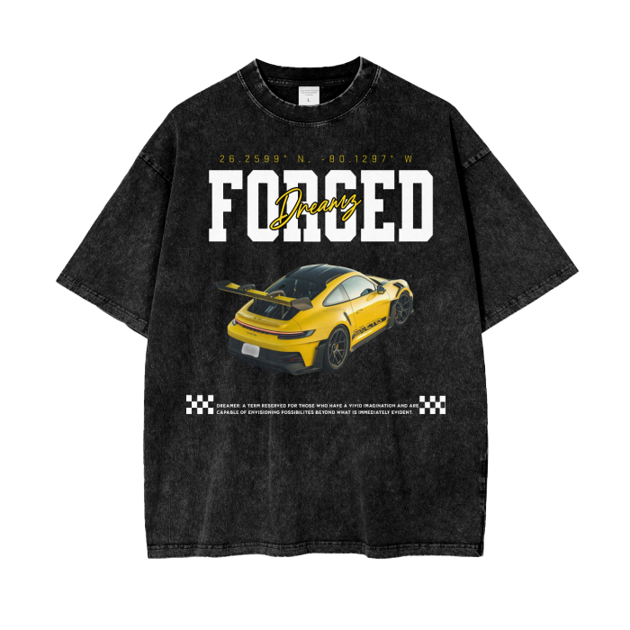 Acid Wash Oversize T-Shirt - 250 GSM