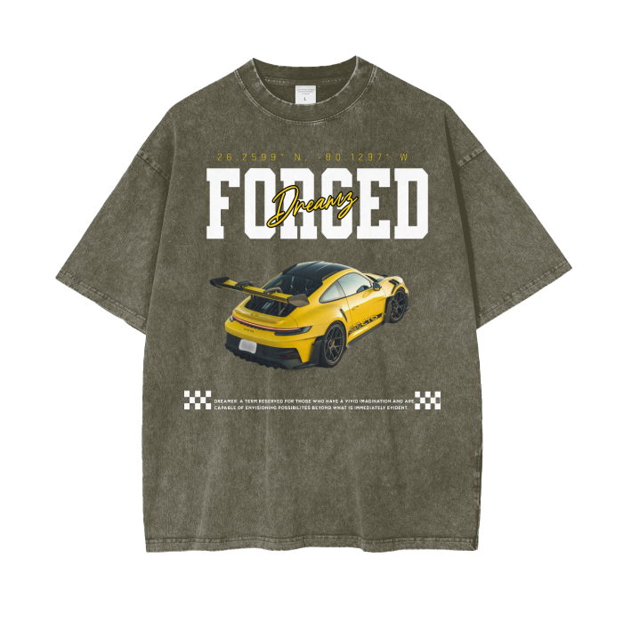 Acid Wash Oversize T-Shirt - 250 GSM