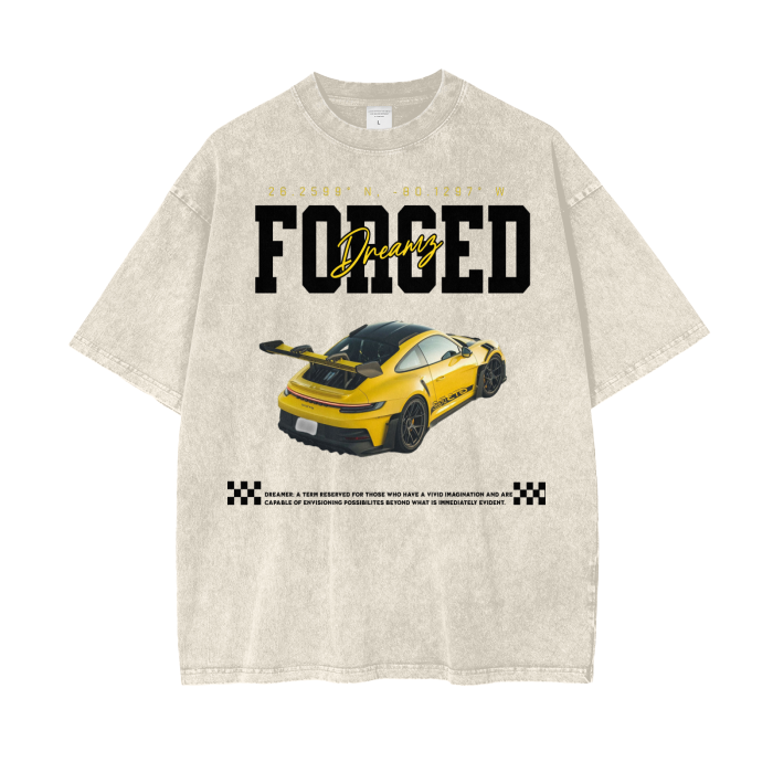 Acid Wash Oversize T-Shirt - 250 GSM